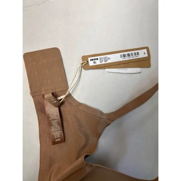 SKIMS Ultimate Nipple Push-Up Bra Sienna Size 32DD NWT - Picture 6 of 6